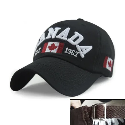 Мужская бейсболка с вышивкой канадского алфавита Корейская версия весна-лето