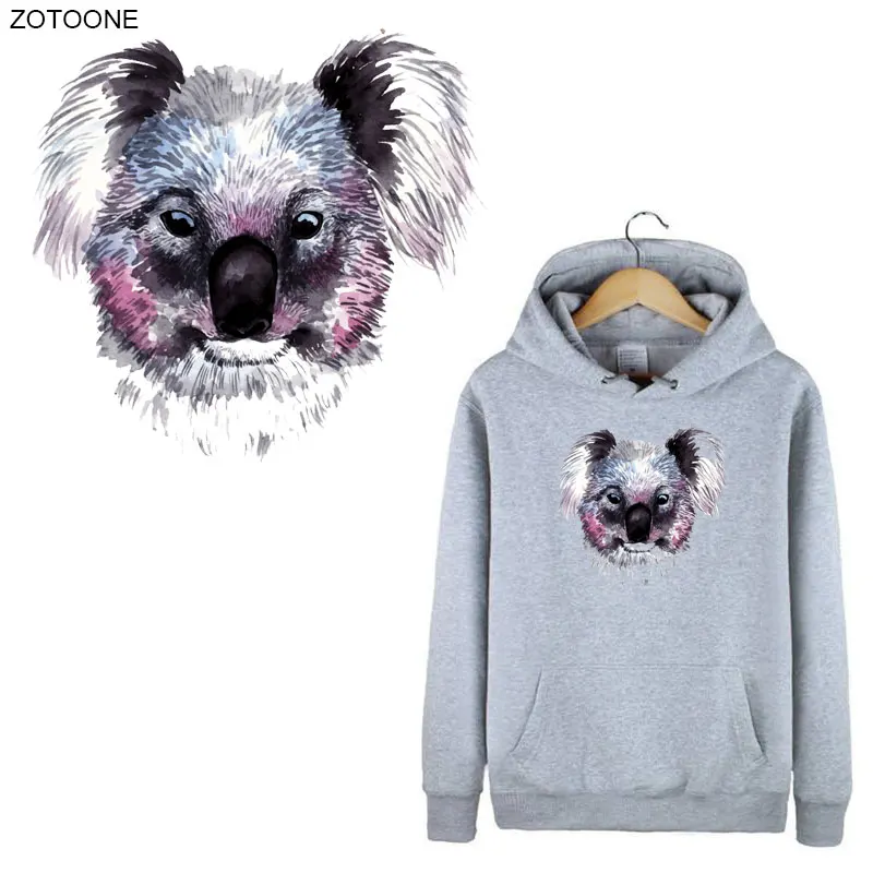 ZOTOONE термоклейкая нашивка с животными нашивки в стиле коала для одежды наклейка