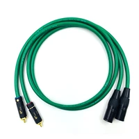 hifi mcintosh 2328 audio cable 2 rca to 2 xlr 3 pin for amplifier sound box dual xlr to dual rca hifi microphone cable