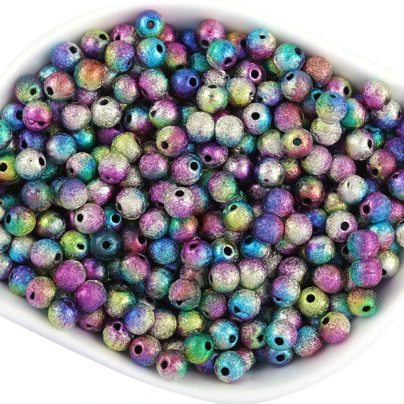 

100pcs/lot Mixed Plating Beads Round Letter Digital Seed Spacer Beads for Kids Bracelets Necklaces DIY Jewelry Making Findings