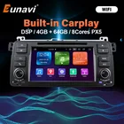 Eunavi one 1 din Android 10 автомобильный DVD радио GPS для BMW E46 M3 Rover 3 серии Авто Радио Стерео навигация головное устройство в dash 4G RDS