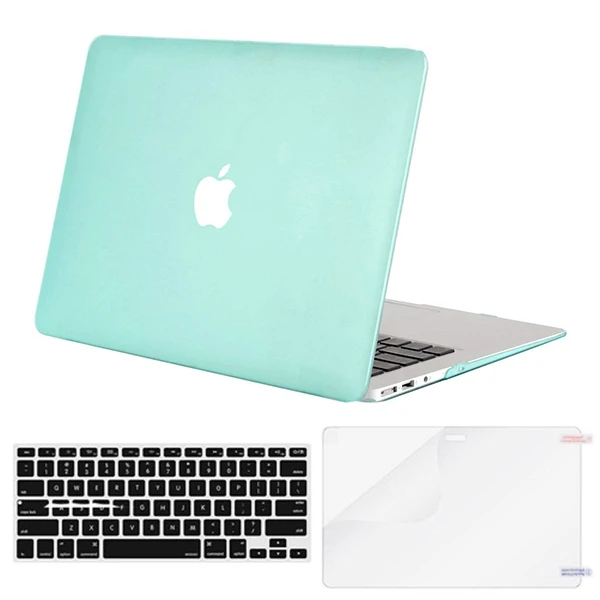MOSISO ноутбук матовая поверхность чехол для ноутбука Macbook Air 13 Pro 13 retina A1502 выпуск 2013 Тетрадь заменить для переноски Чехол - Цвет: Mint Green