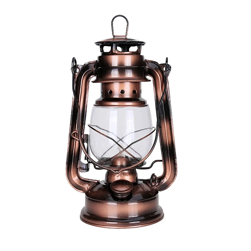 25 см железные античные бронзовые масляные фонари (крышка) ностальгические