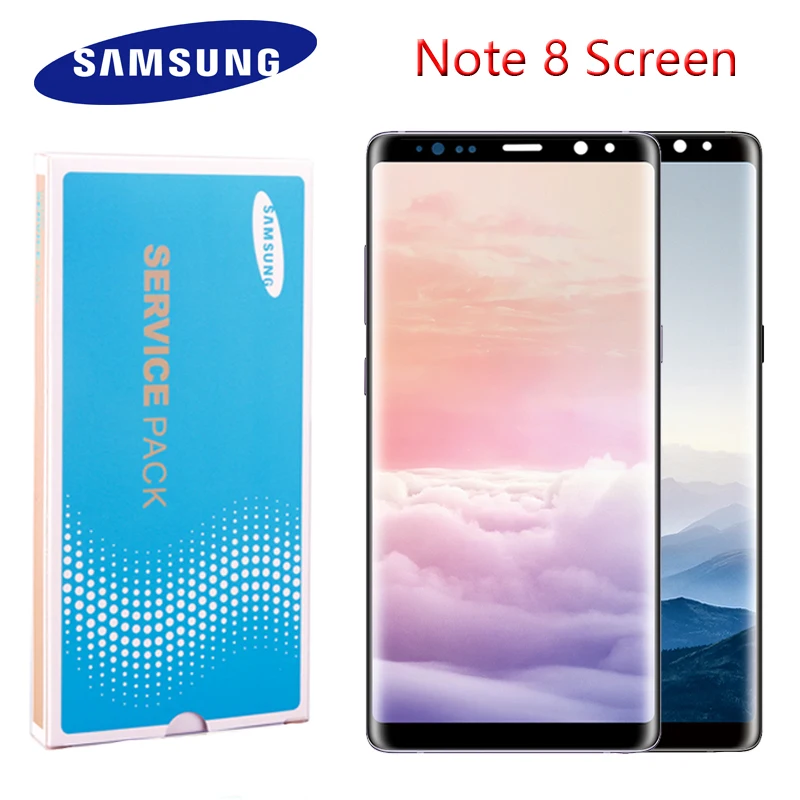 6," супер AMOLED дисплей для SAMSUNG Galaxy NOTE 8 lcd N950 N950F ЖК-дисплей сенсорный экран Запасные части