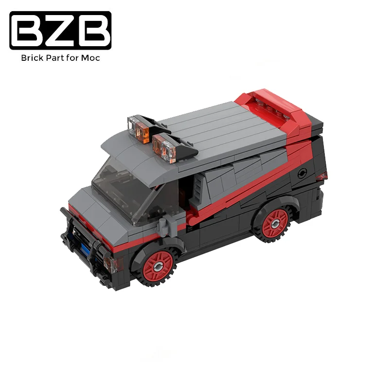 

BZB MOC City High-Speed Police Car High-Tech Creative Building Block Model Boy Kids DIY Puzzle Game Toys Birthday Best Gifts