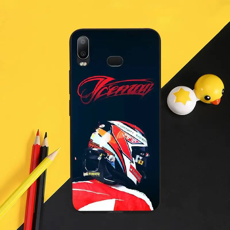 PENGHUWAN Kimi Raikkonen F1 Just Leave Me Alone Coque Shell Phone Case For Samsung A10 A20 A30 A40 A50 A70 A71 A51 A6 A8 2018 |