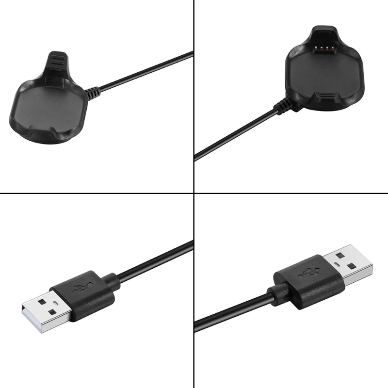

HX5C 1M USB Charging Charger Cable Sync Data Clip for garmin Approach S6 S5 GPS Watch