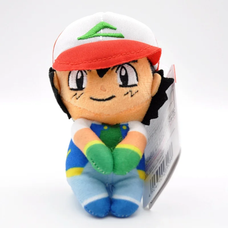 6 шт./компл. Ash Ketchum Джесси Джеймс «Брок» Psyduck мяут Мягкие плюшевые игрушки pokemones Kawaii Мягкие плюшевые игрушки подарки для детей