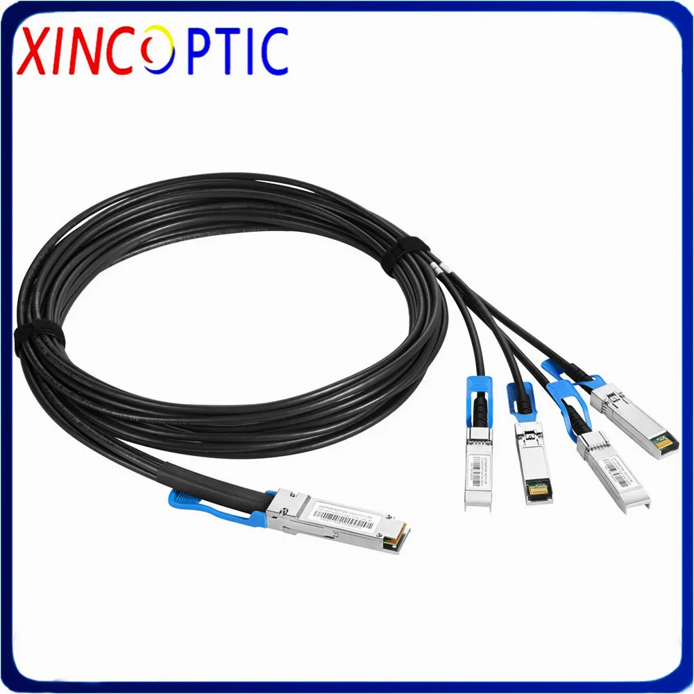 QSFP + 100G до 4xSFP (25G) 1 м 2 3 5 кабель DAC 4 * SFP 30AWG пассивный медный Twinax прямого