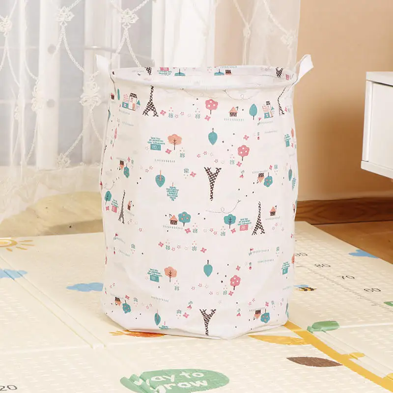 tower MICCK новая складная корзина ящик для хранения белья большая корзина складная Одежда Игрушка держатель ведро Органайзер коробка большая емкость - Цвет: tower