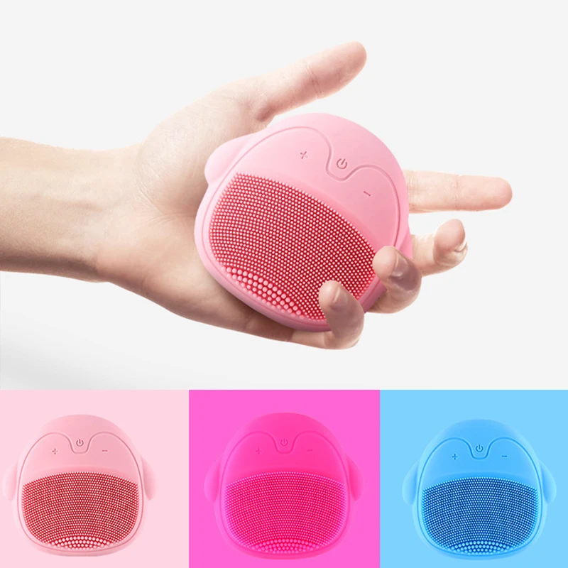 USB щетка для чистки лица Водонепроницаемая портативная ультразвуковая Защита