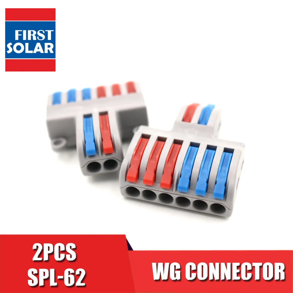 2 шт./лот 32A Мини Быстрый разъем провода Универсальный проводка кабеля Разъем