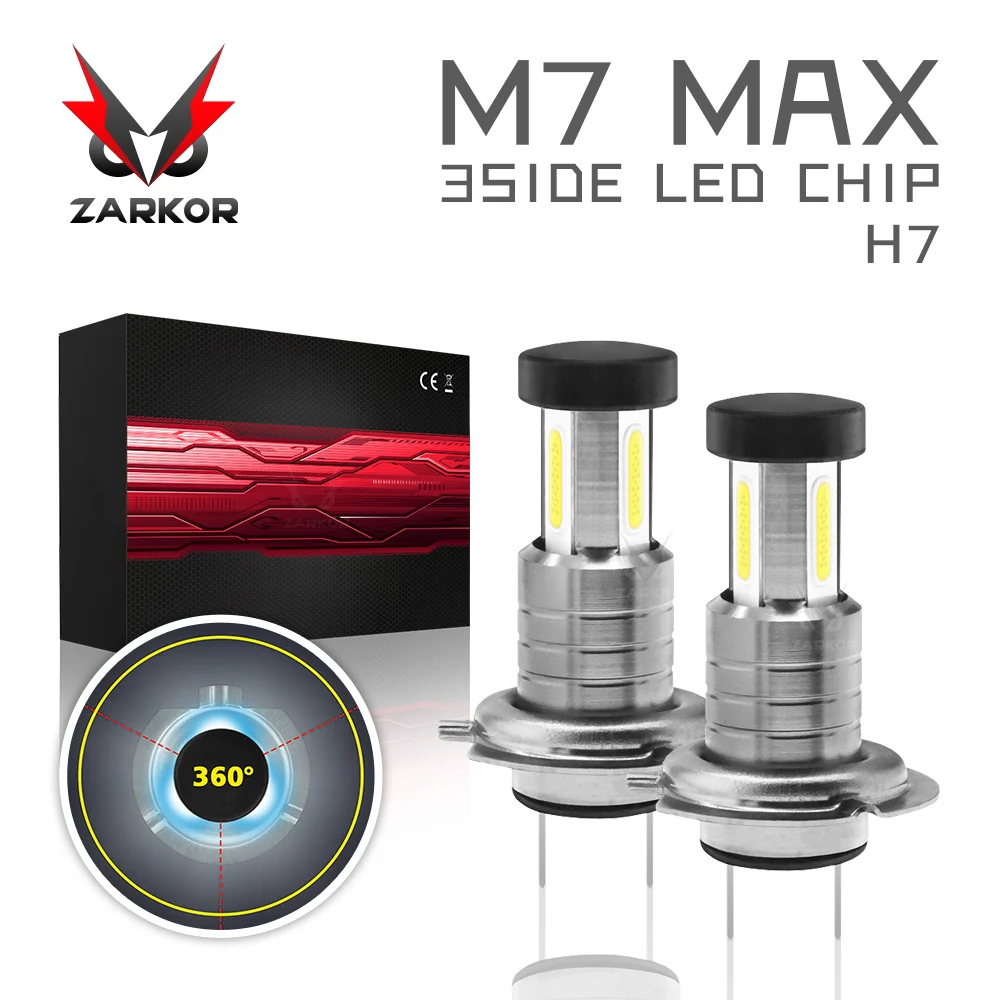 

Zarkor 40000LM hb3 9005 led H8 led fog light bulb 55W COB 6500K LED Lamps For Cars Headlight Bulbs led H8 H11 Fog Light HB3 9005