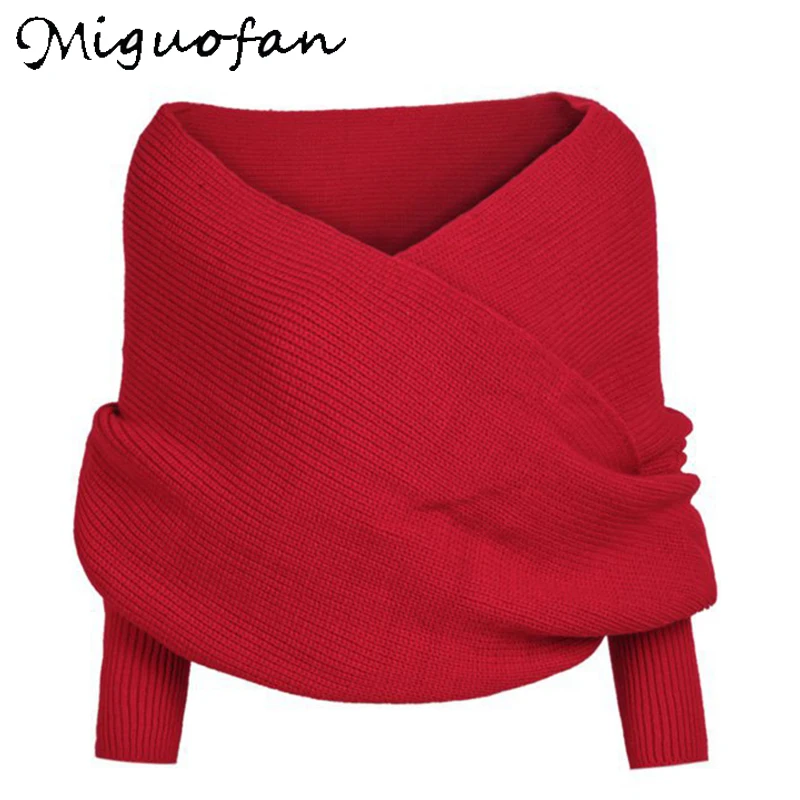 

Miguofan Knitted Women Pullovers Winter Sweater Solid Soft V Neck Warm Elegant Ladies Sweaters Pullover Female 2021 New Fashion