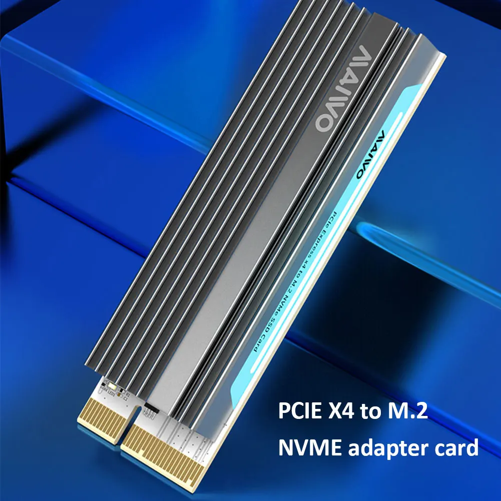 

Переходник PCIE на M.2 NVME Riser, карта расширения, 32 Гбит/с, компьютерный адаптер 2230/2242/2260 HDD SSD для WIN7/8/10