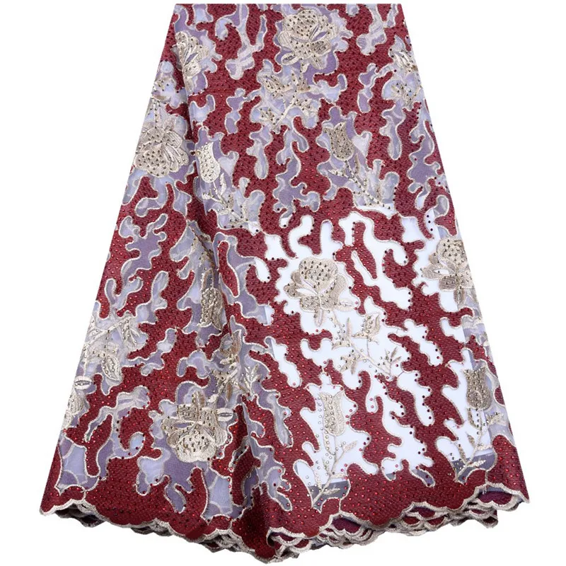 Лидер продаж в африканском стиле кружево ткань 2019 швейцарская хлопчатобумажная