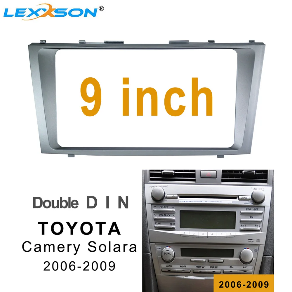 Комплект для установки приборной панели 9 &quot двойной Din Toyota Camry Solara 2006 2009 стерео