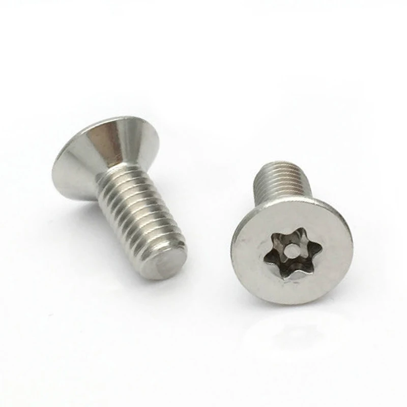 Винты из нержавеющей стали A2 с плоской головкой штоком M5 M6 M8 SUS304 шестигранные