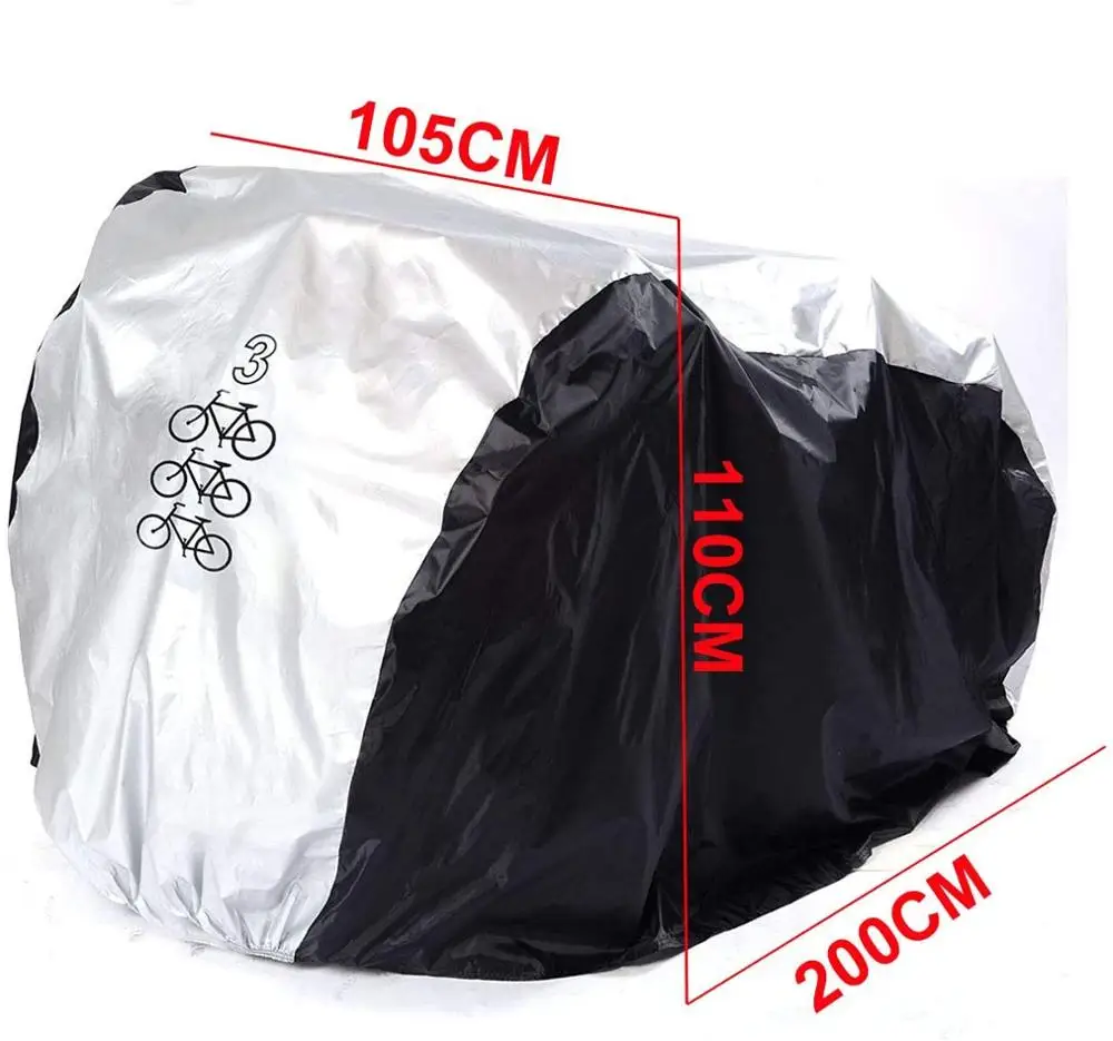 

Bicycle Bike Cover Waterproof Snow Cover Rain UV Protector Dust Protector for Scooter Waterproof Bike Rain Dustproof Cover