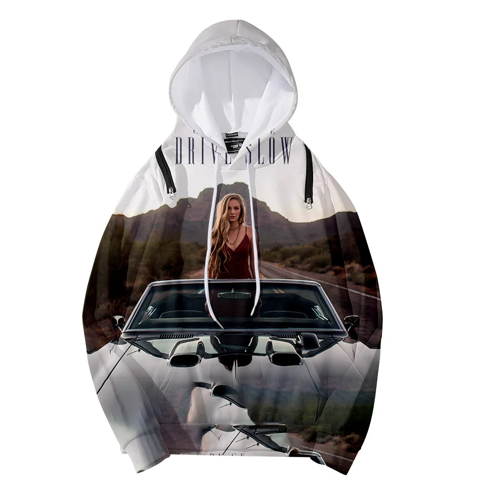 

2021 Express Carly Paige European and American Singer 3D Printed Detachable Hat Men's and Women's Sweater for Men and Women