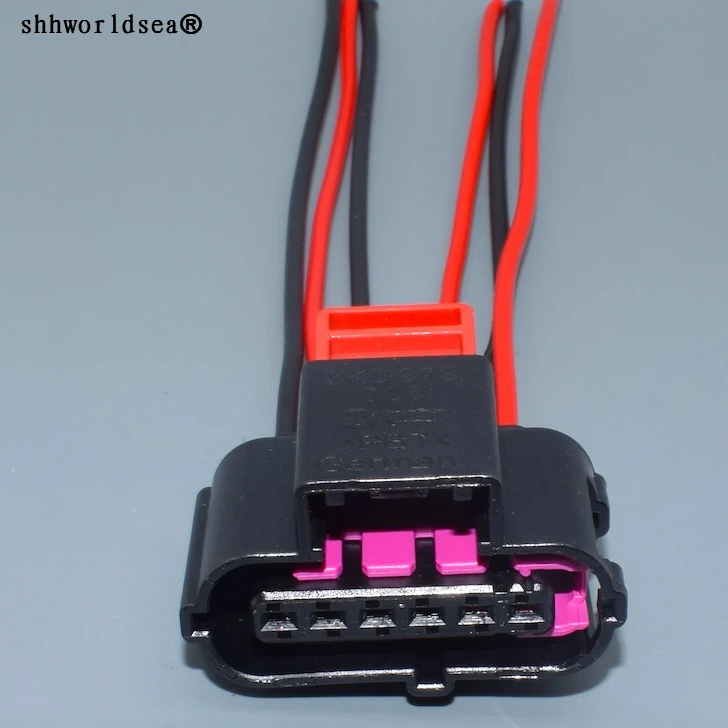 

shhworldsea 6 Pin 8K0973706 8K0 973 706 Waterproof Gas Accelerator Throttle Pedal Plug Car Connector for Audi VW Skoda VOLVO