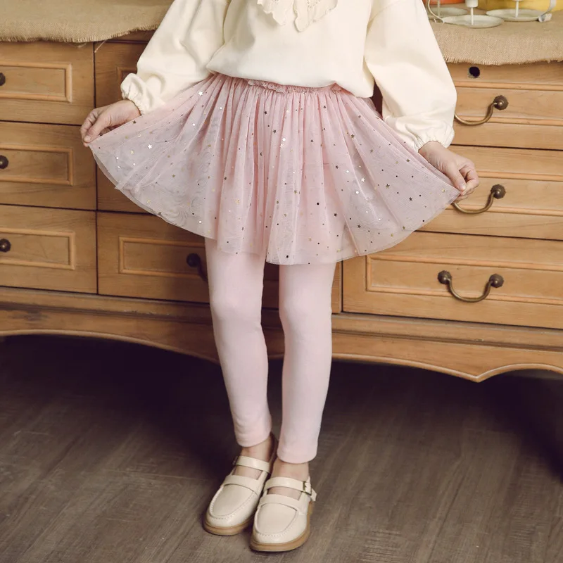 

Spring Summer Girls Leggings 2021 Children Trousers Skinny Leggings For Girl Autumn Baby Pants With Skirts Clothes Fashion