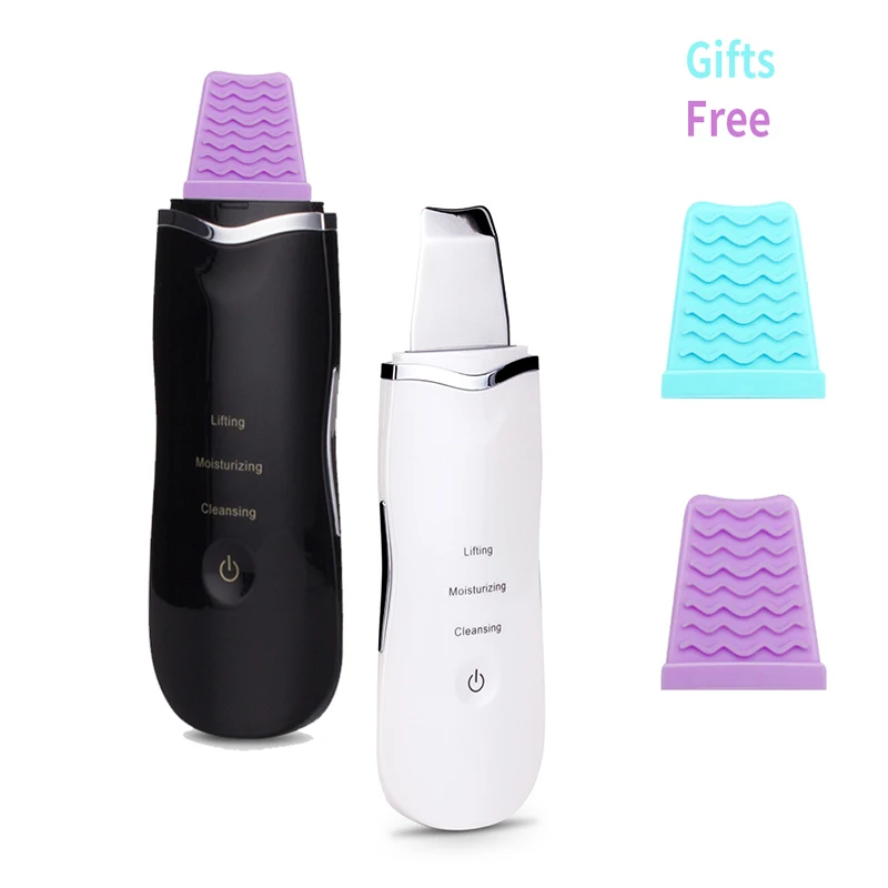 

Vibrate Deep Face Cleaning Skin Scrubber Remove Dirt Blackhead Reduce Wrinkles Facial Lifting Peeling Tool Ultrasonic Shovel
