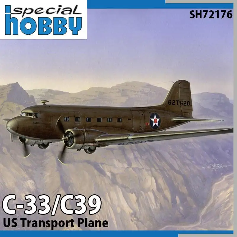 Купи Специальный Hobby, модель модели SH72176 1/72 C-33/C39 «US Transport Plane» за 3,315 рублей в магазине AliExpress