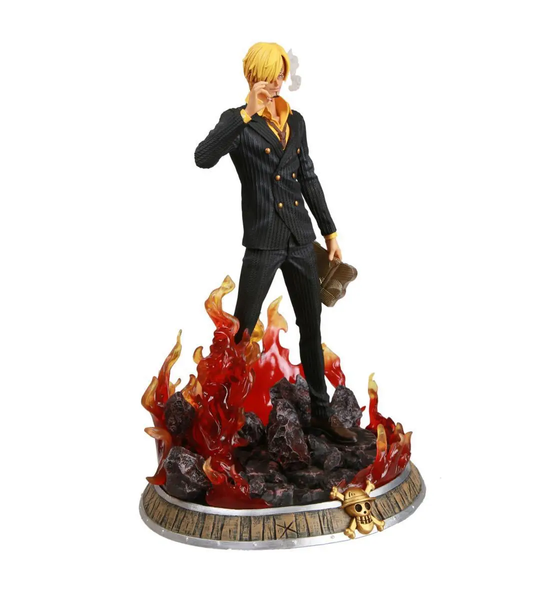 

Anime One Piece GK Dreamy Sanji USB Plug-in Luminescent Statue Garage Kit Model Decoration Cartoon Garage Kit Collection Toy