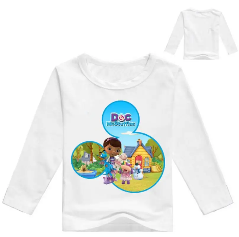 Детская толстовка г. Детская весенняя куртка детская одежда с принтом «Toy Doc Mcstuffins» хлопковые толстовки с капюшоном для детей Одежда для девочек, верхняя одежда - Цвет: style 10