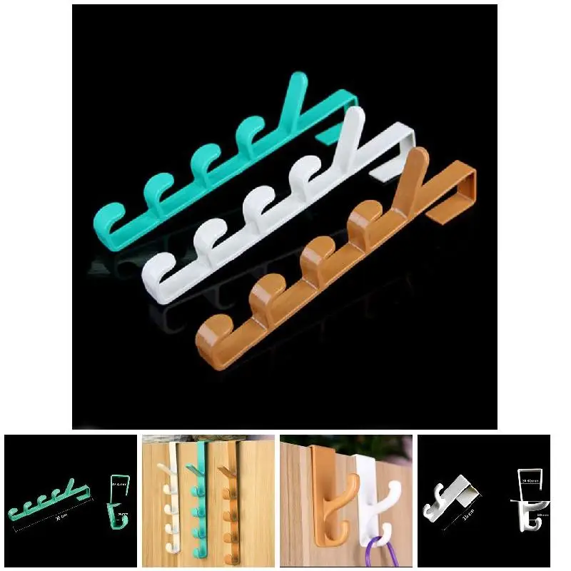 Door Storage Rack Towel Coat Belt Hanger Organizer Home For Kitchen Bathroom Random Color | Дом и сад