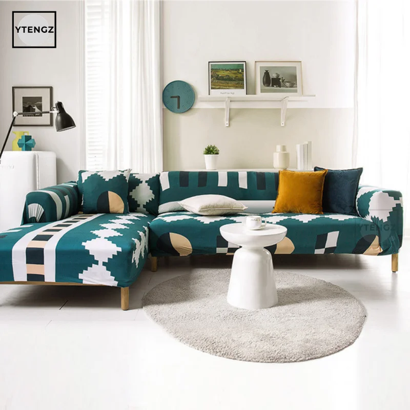 

Эластичный чехол для дивана в скандинавском стиле, растягивающийся полноразмерный чехол для дивана в гостиной, чехол для дивана, чехлы для ...