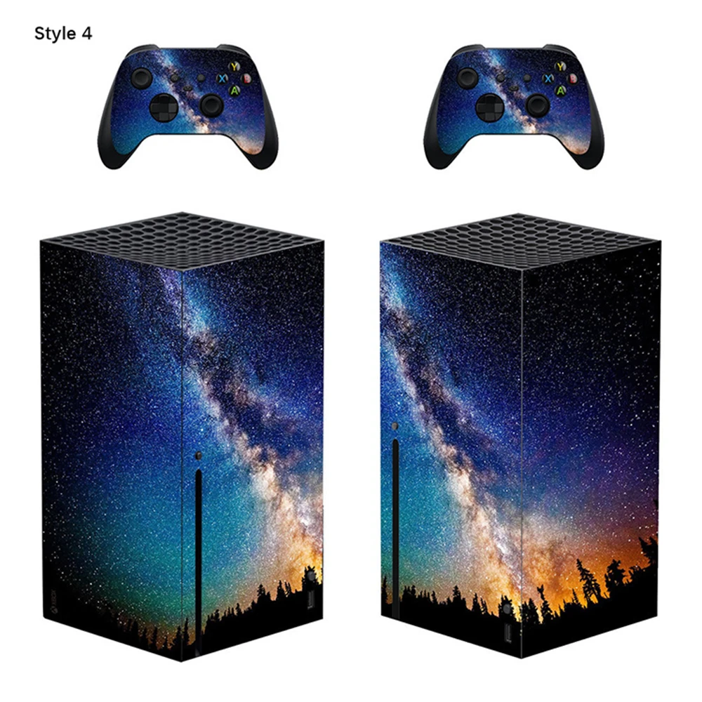 Для Xbox серии X Slim консоли наклейки на регулятор с красивым звездным небом
