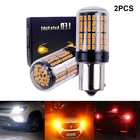 2x3014 144smd CanBus S25 1156 BA15S P21W светодиодный BAY15D BAU15S PY21W лампа T20 светодиодный 7440 W21W W215 Вт светодиодный лампы для указатели поворота светильник