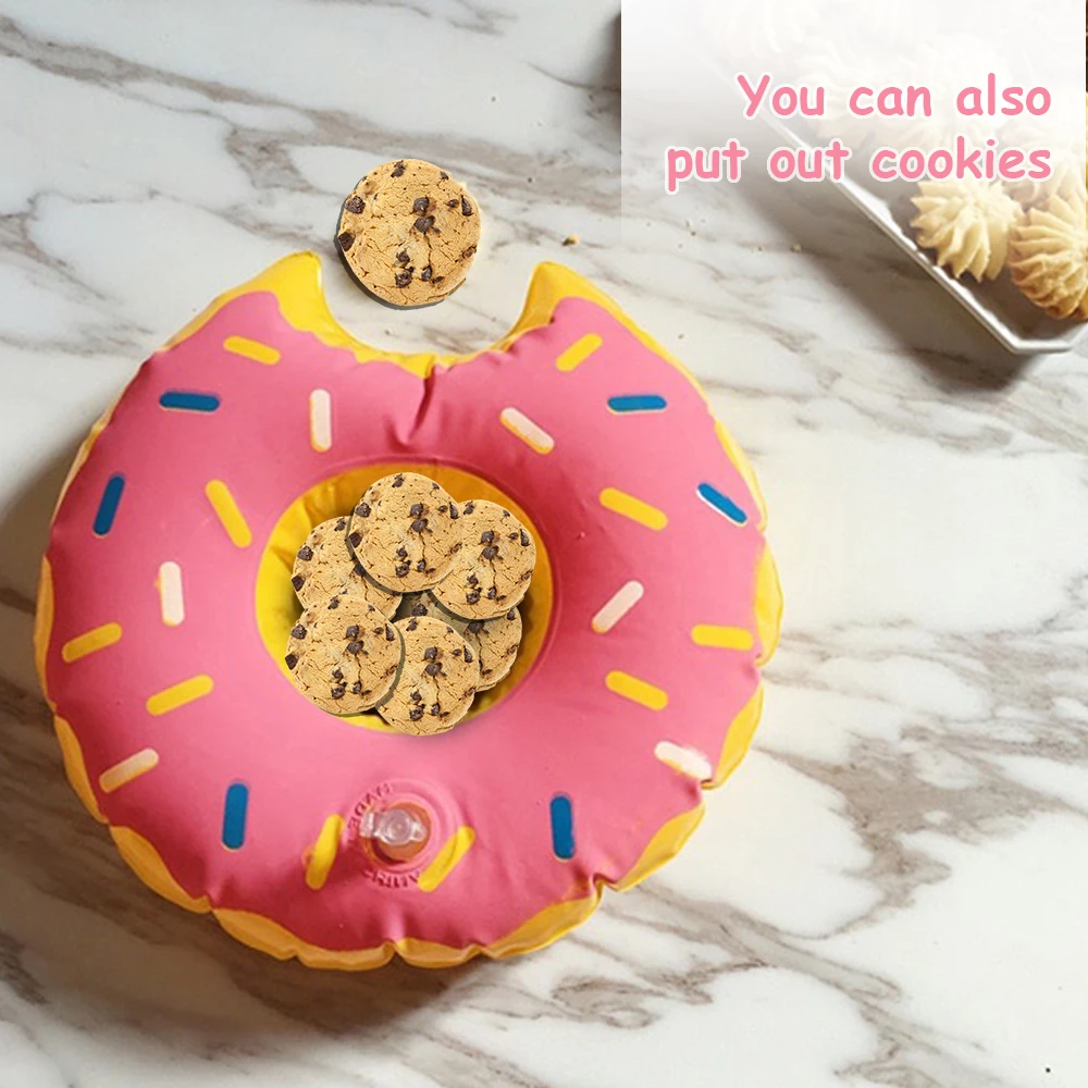 Надувные подстаканник пончики кокосовой пальмы держатель для напитков