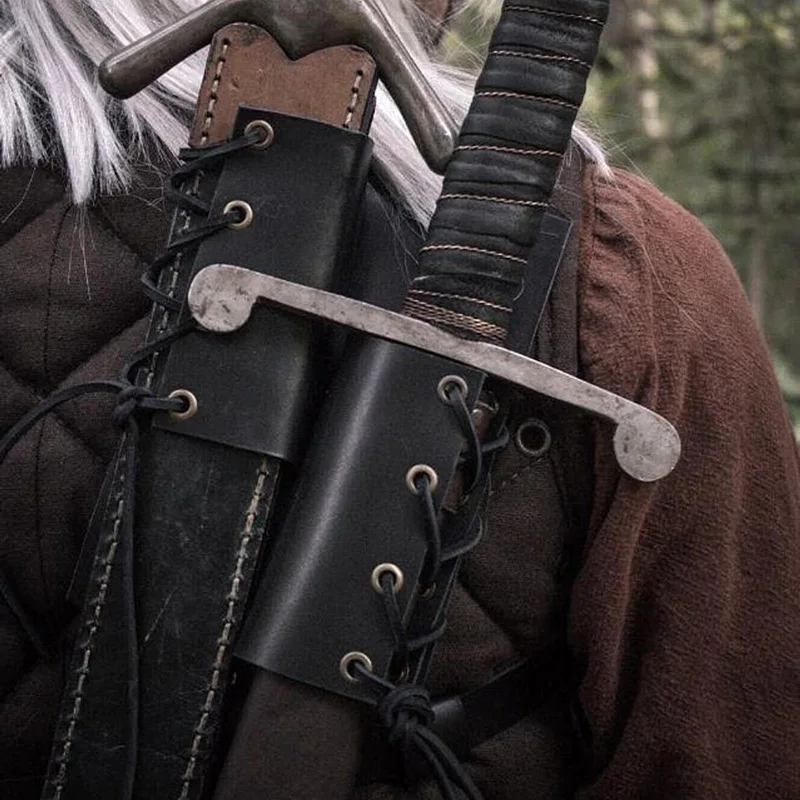 Аксессуар для костюма в средневековом стиле мужчин и женщин кожаный держатель
