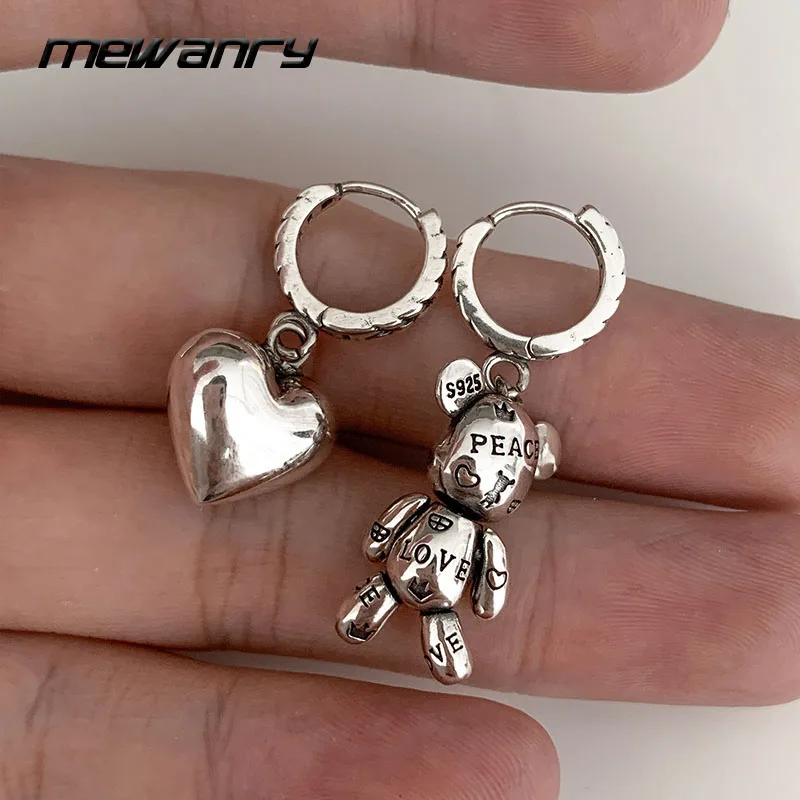 

Серьги-кольца MEWANRY в стиле хип-хоп с защитой от аллергии, 925