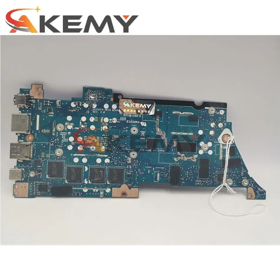 ux333fn notebook motherboard with i5 8265u cpu 8gb ram v2g for asus zenbook 13 ux333f ux333 u3300f laotop mainboard motherboard free global shipping