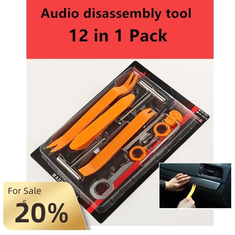 

4pcs-12pcs/set Portable Vehicle Car Panel Audio Trim Removal Tool Set Kit Practical Car Repairing Hand Tools Car Diagnostic Tool