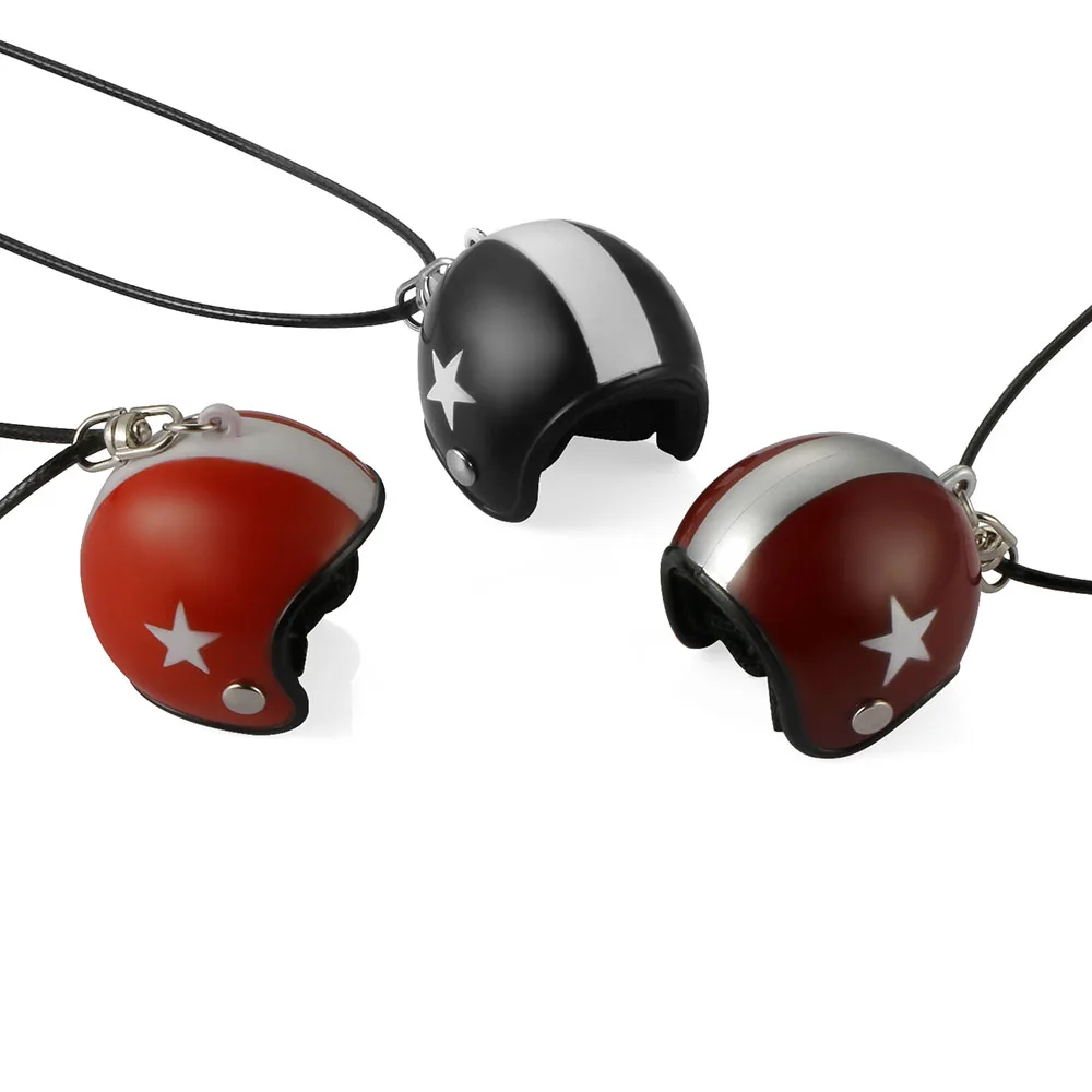 Милый автомобиль подвеска в виде шлема зеркало заднего вида висит мультфильм