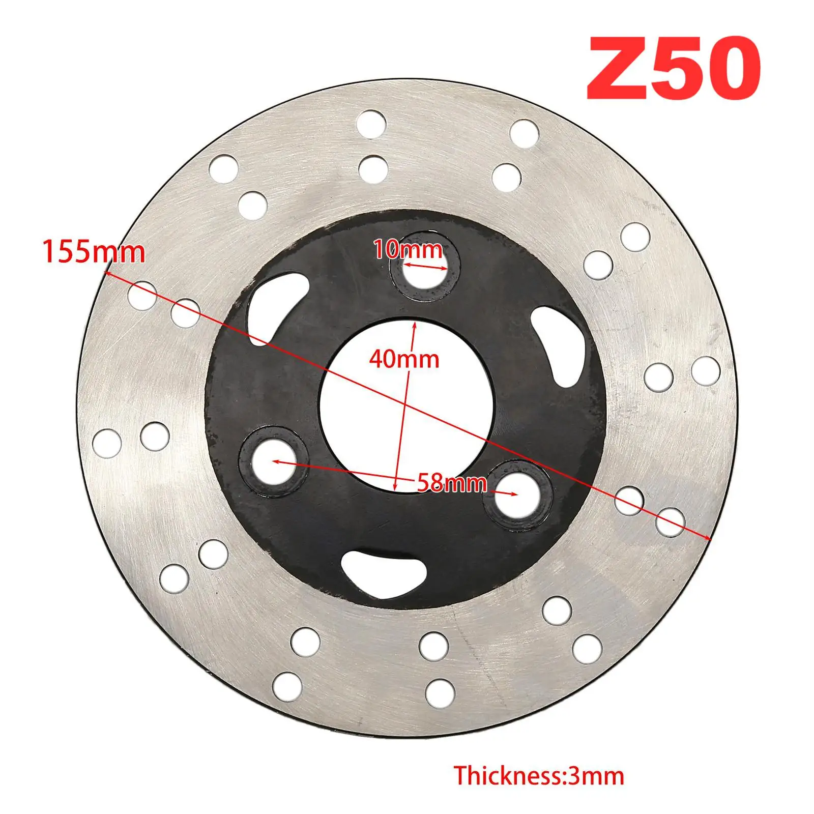 

Motorcycle Brake Disc Hydraulic Front Disc Replacement Steel Alloy Fit for Honda Monkey Z50 Bike Z50R Brake Disc