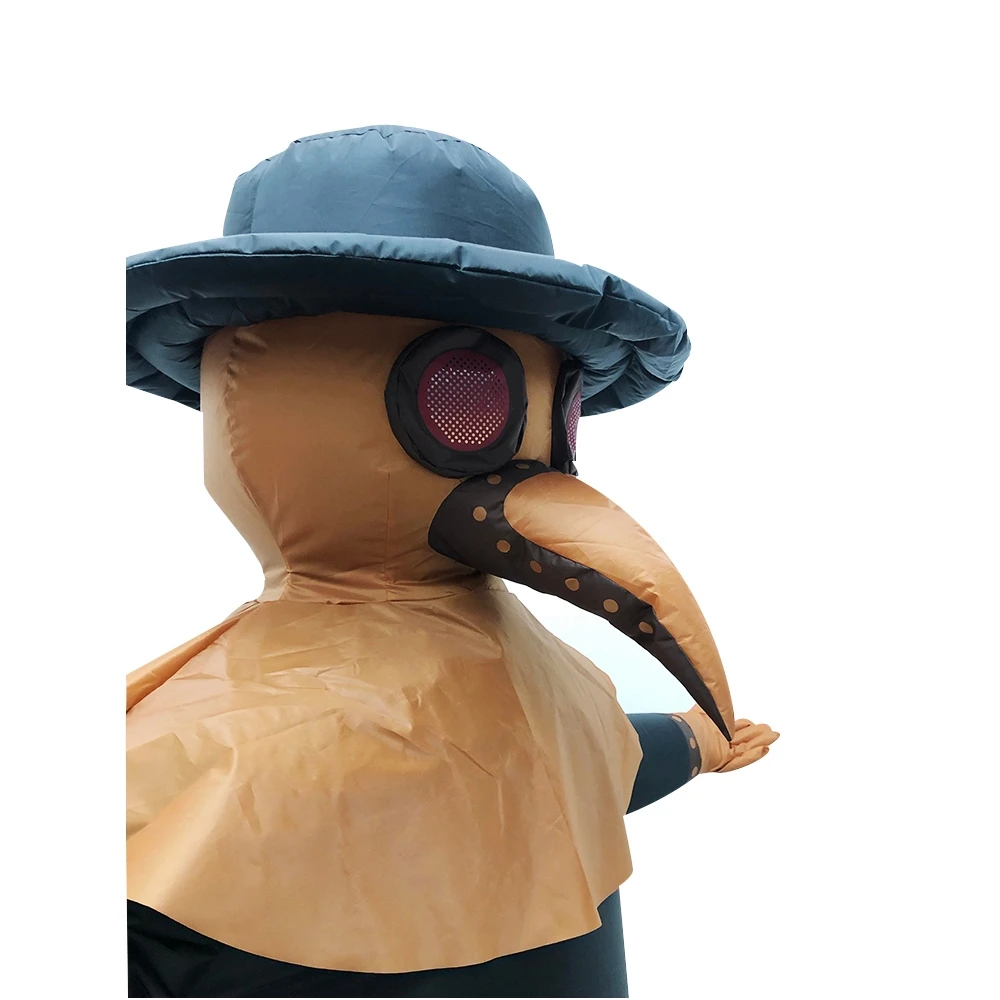 

Waylike Halloween Plague Doctor Inflatable Costume Halloween Cosplay Costumes Party Role Play Props Suite