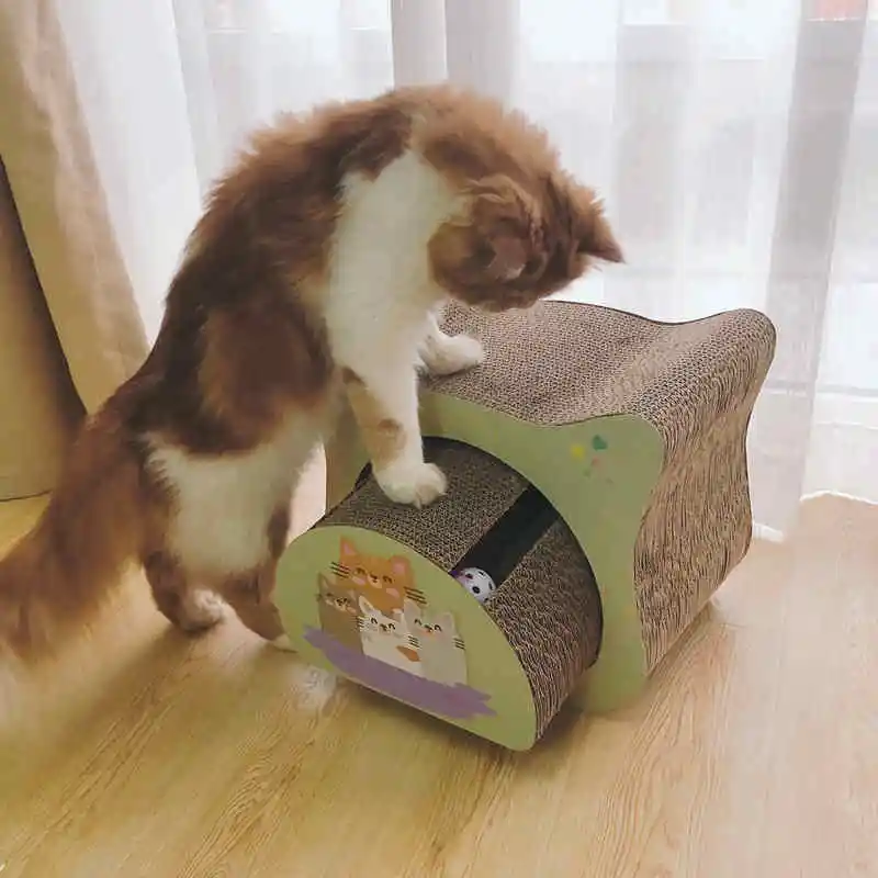 Hoopet интерактивная игрушка для кошек гофрированная доска когтеток товары | Дом и