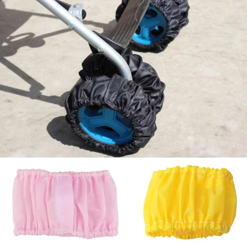 4pcs/Set Stroller Wheel Covers Baby Stroller Accessories Wheelchair Anti Dust Proof Cover Waterproof Wheels Protection Wholesale