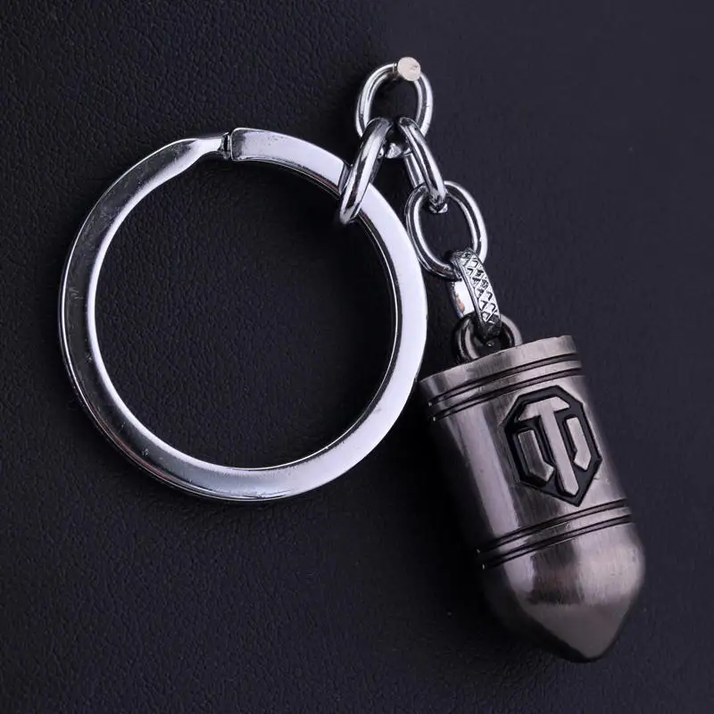 Брелок ZXMJ World of танки однотонный брелок пуля из цинкового сплава металлические