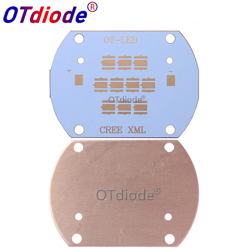 

CREE XML XML2 XHP50 5050 Series Copper PCB Board Led Heatsink Thermal Separation UV Lamp Base use for 50W-100W