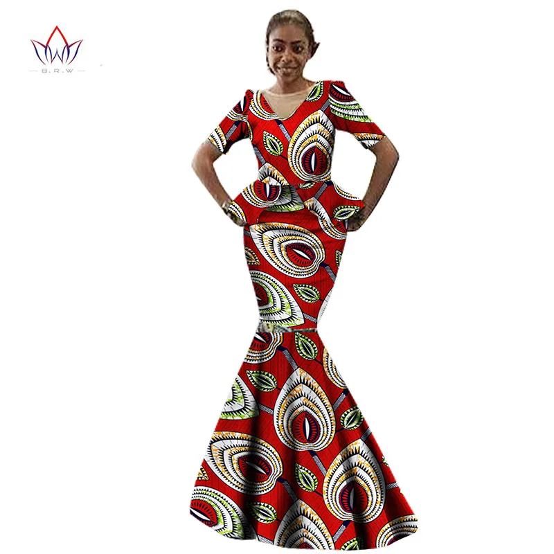 Женская одежда в африканском стиле повседневное женское Платье макси с коротким