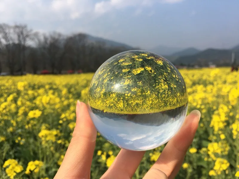 Волшебный хрустальный шар 80 мм кварцевый фэншуй стеклянная сфера для фотографии