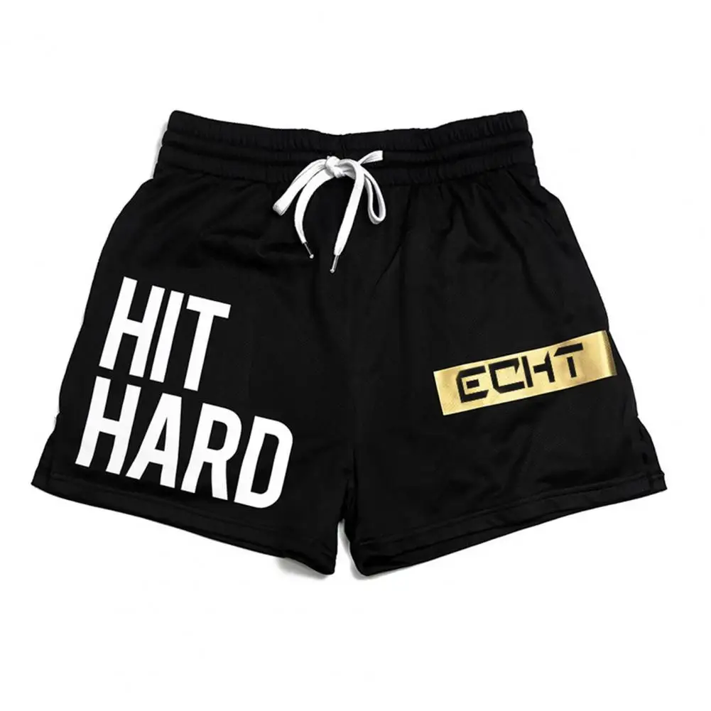 

Shorts Mesh Breathable Polyester Lightweight Running Sport Pants for Fitness