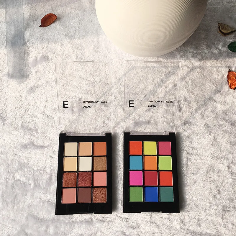 2019 Палетка теней для век Шиммер Профессиональные Тени стойкие 12 цветов матовые